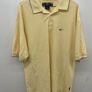 Nike Yellow Polo Shirt Classic Comfort